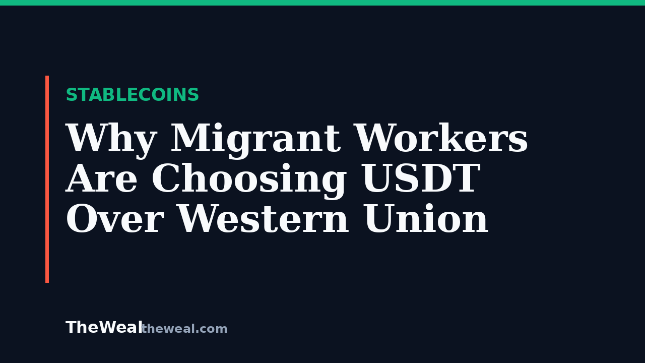 Why Migrant Workers Are Choosing USDT Over Western Union