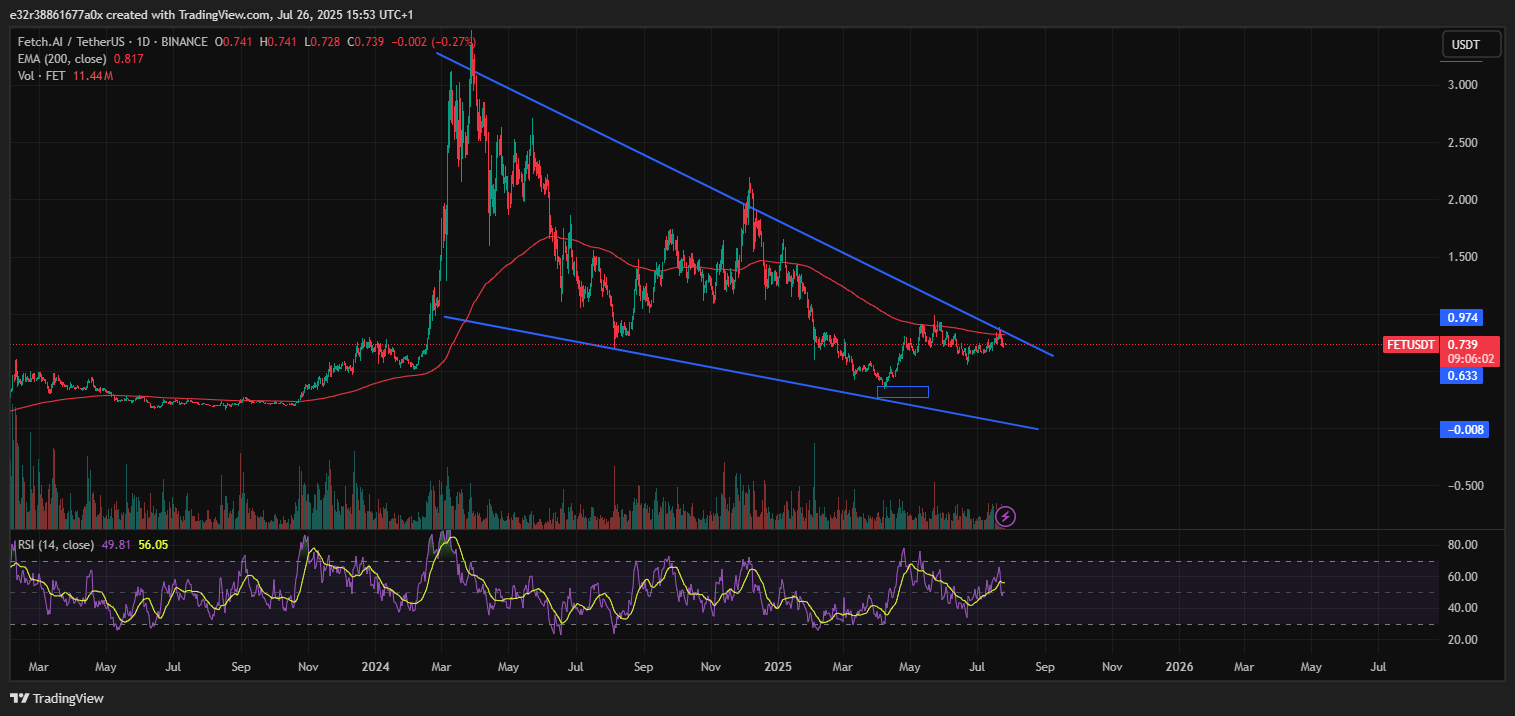FET’s RSI on the daily timeframe | Source: TradingView