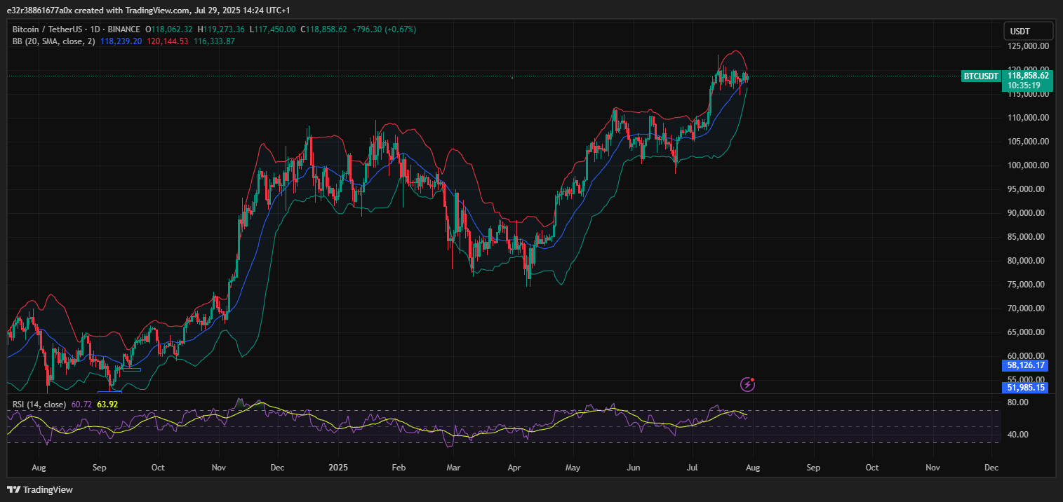 Bitcoin’s RSI shows more room for further upside | Source: TradingView