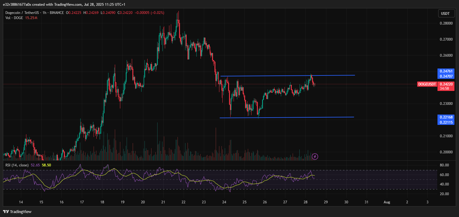Dogecoin Price Chart | Source: TradingView