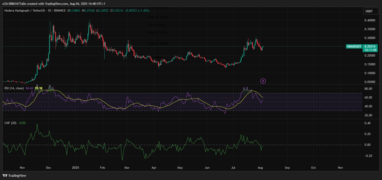 RSI та Chaikin Money Flow показують ведмежий вплив | Джерело: TradingView
