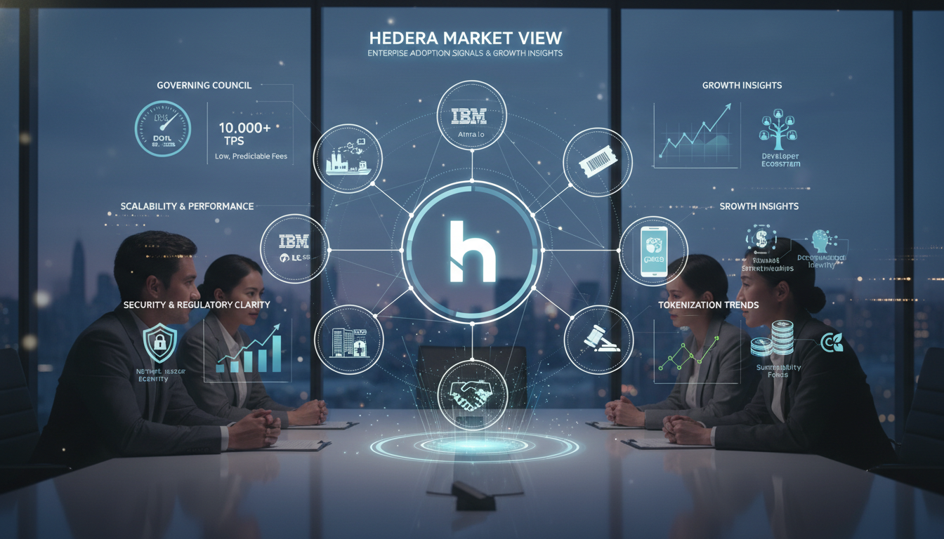 Hedera Market View: Enterprise Adoption Signals and Growth Insights