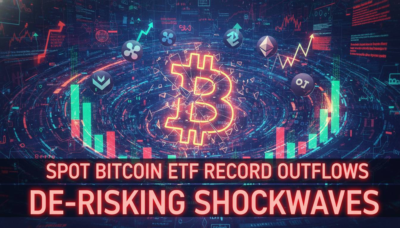 BTC ETF News: Spot Bitcoin ETFs Experience Record Outflows Amid De-Risking