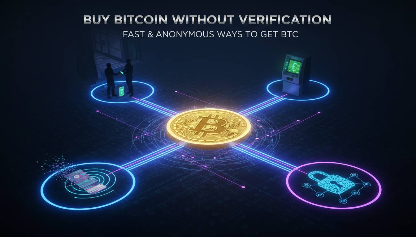 Buy Bitcoin Without Verification: Fast & Anonymous Ways to Get BTC