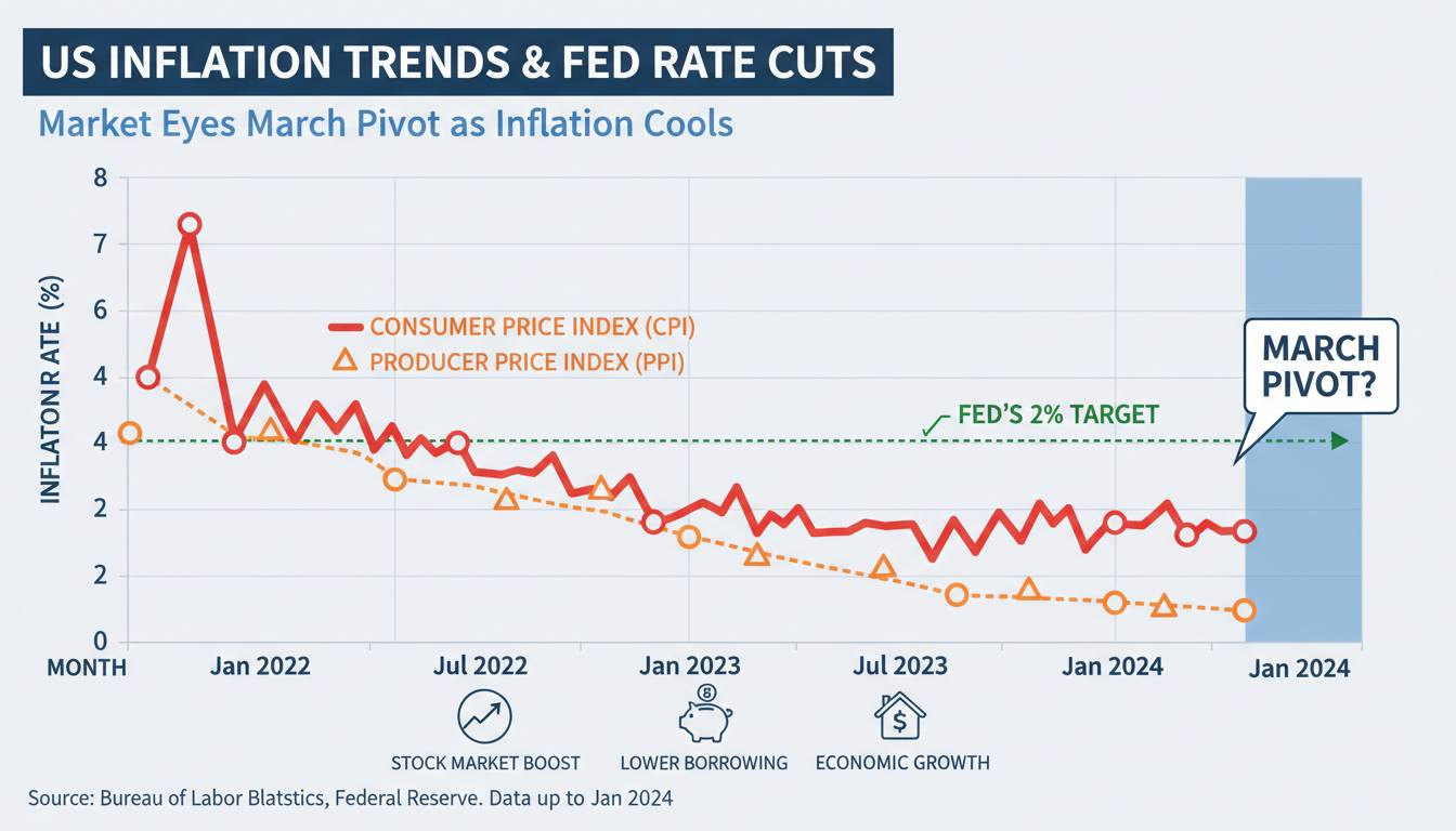 Fed Rate Cuts: Market Eyes March Pivot as Inflation Cools