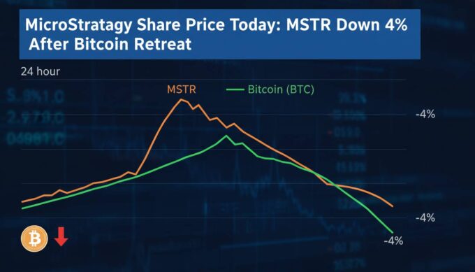 Microstrategy Share Price Today Mstr Down 4