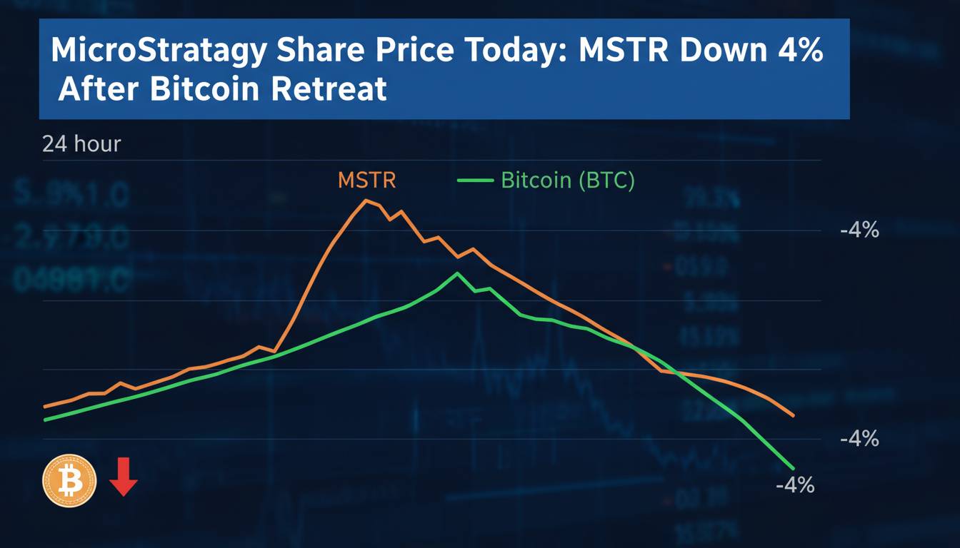 Microstrategy Share Price Today Mstr Down 4