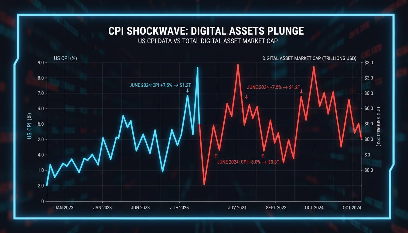 Recent US CPI Data Hits Digital Asset Prices Hard