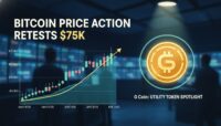 Bitcoin Price Action Retests 75k As G