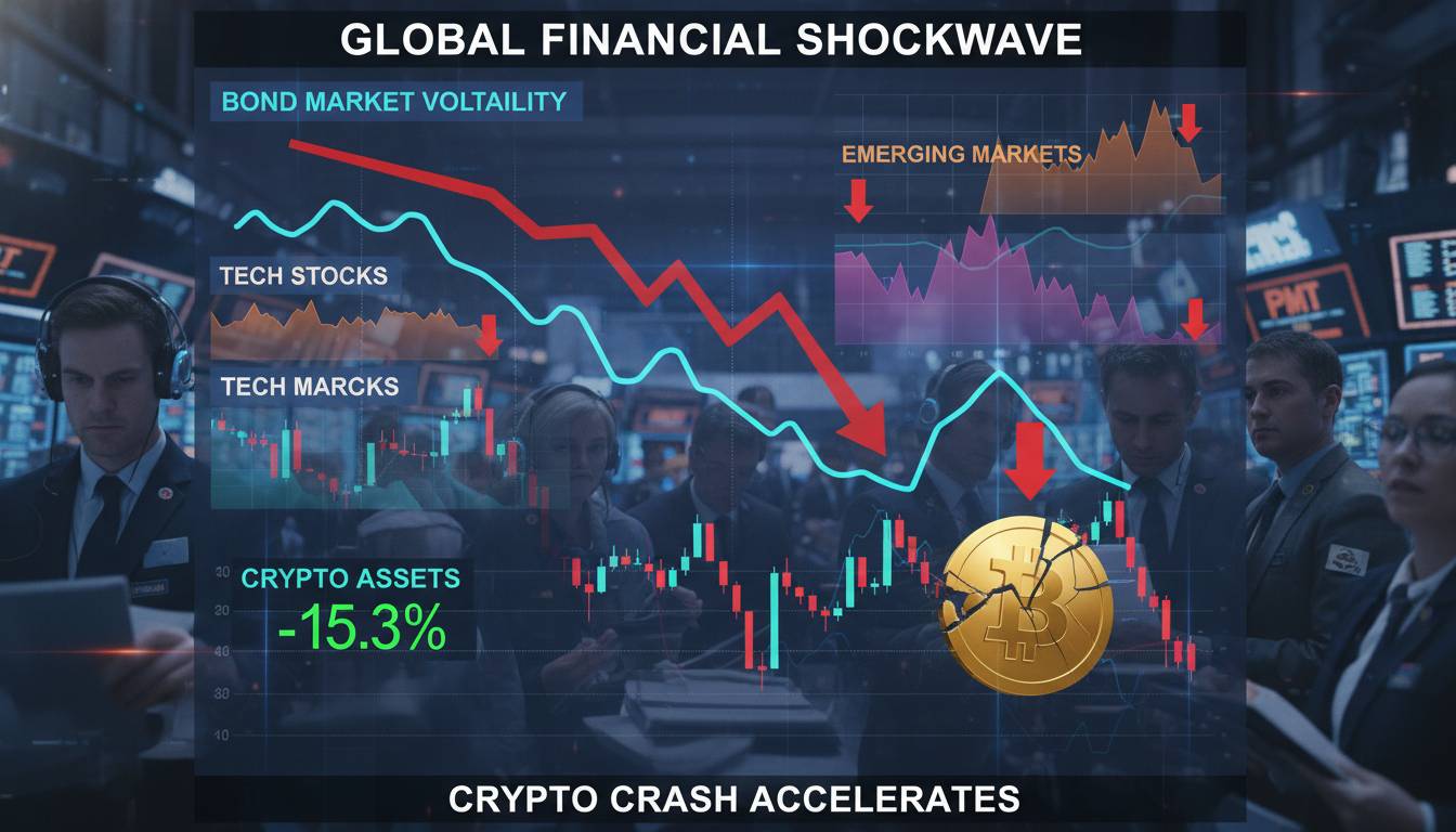 Bond Market Volatility Pressures Risk Assets as Crypto Reacts Fast
