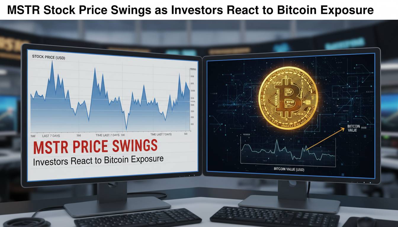 MSTR Stock Price Swings as Investors React to Bitcoin Exposure