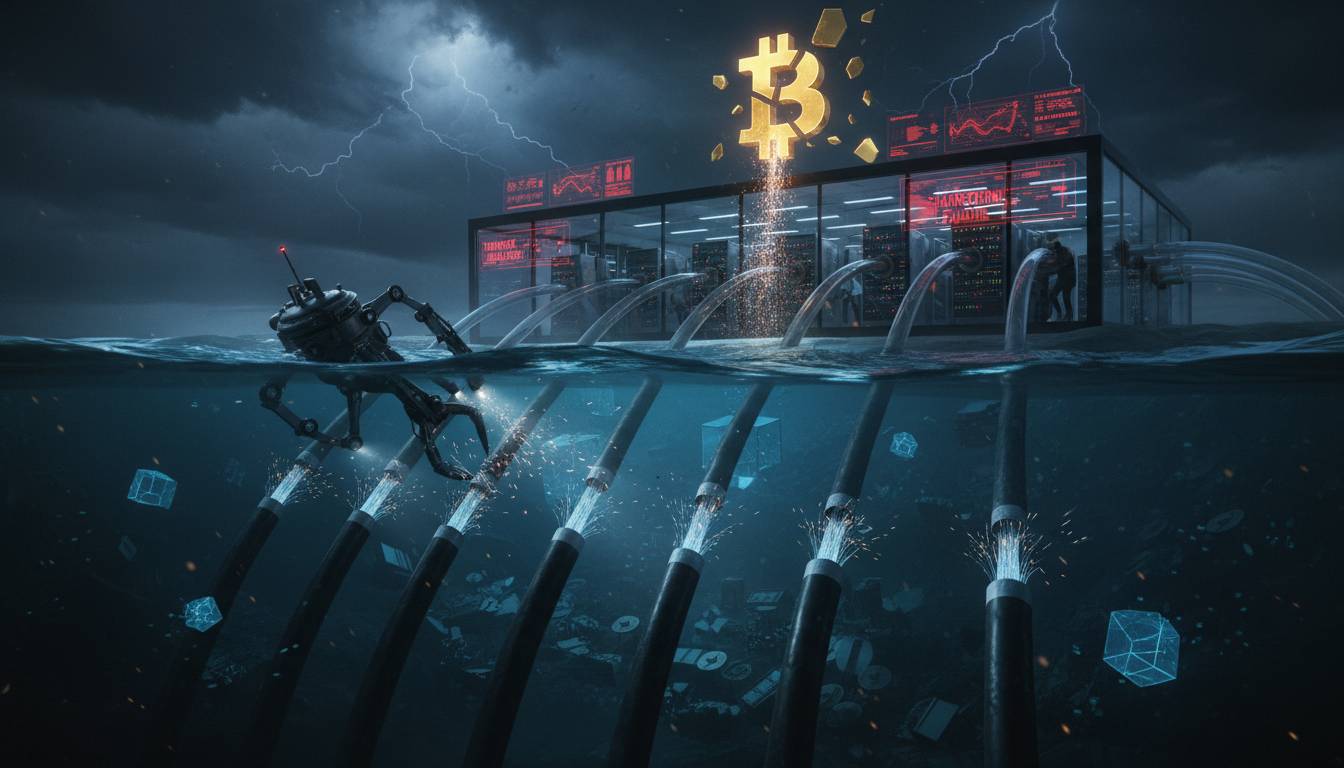 Seven Internet Cables Cut at Once: Bitcoin’s Hidden Chokepoint