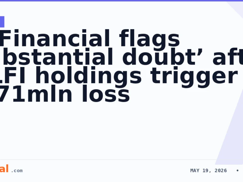 AI Financial flags ‘substantial doubt’ after WLFI holdings trigger $271mln loss