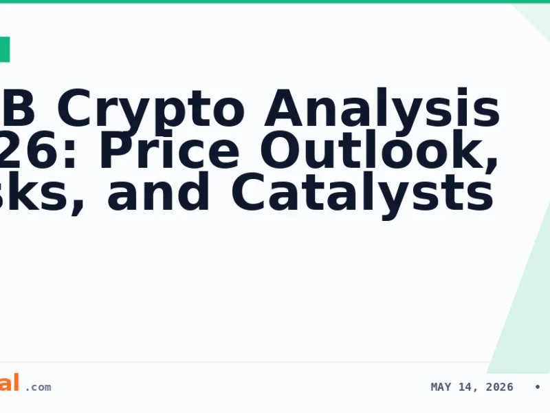 BNB Crypto Analysis 2026: Price Outlook, Risks, and Catalysts