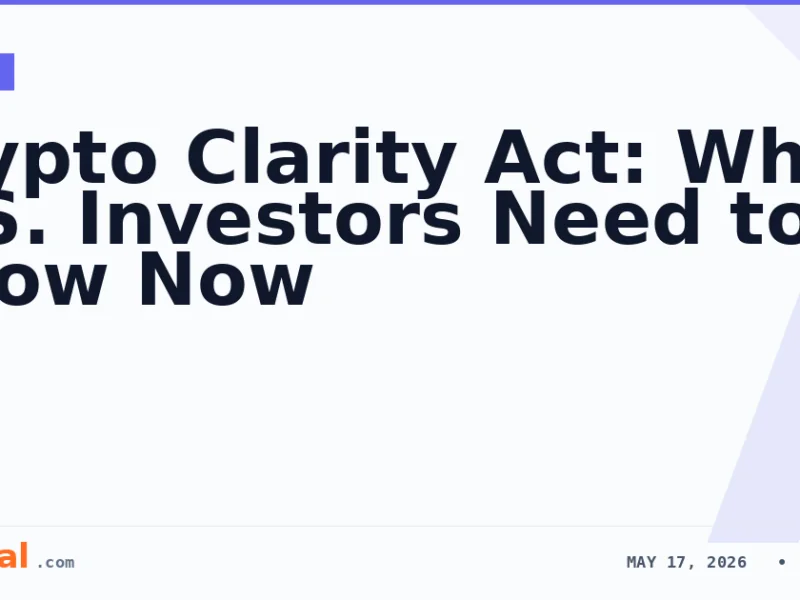 Crypto Clarity Act: What U.S. Investors Need to Know Now