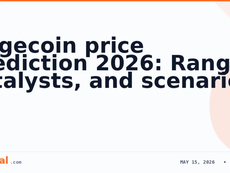 Dogecoin price prediction 2026: Range, catalysts, and scenario