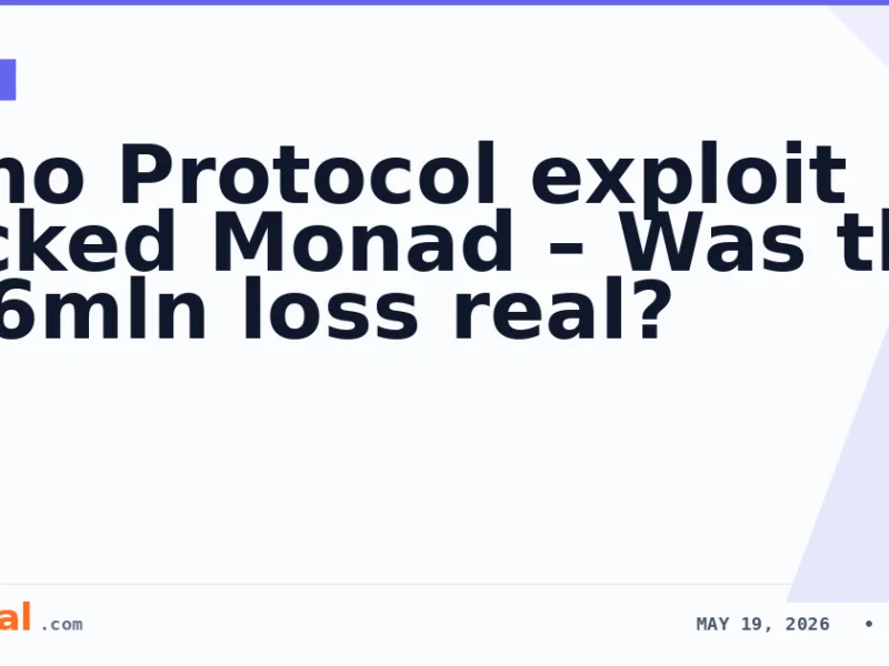 Echo Protocol exploit rocked Monad – Was the $76mln loss real?