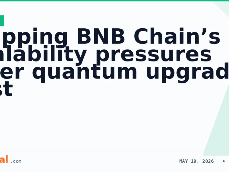 Mapping BNB Chain’s scalability pressures after quantum upgrade test