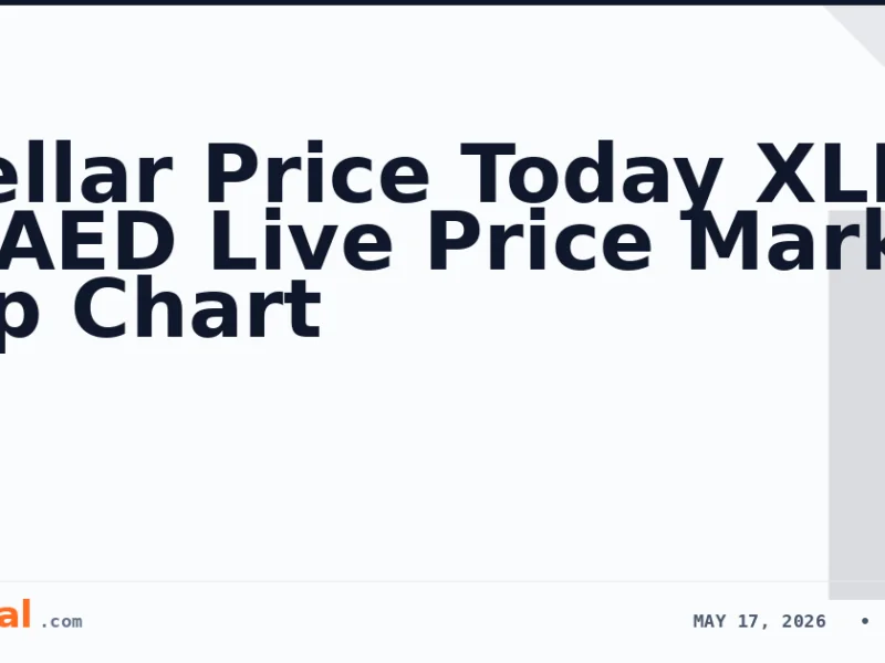 Stellar Price Today XLM to AED Live Price Market Cap Chart