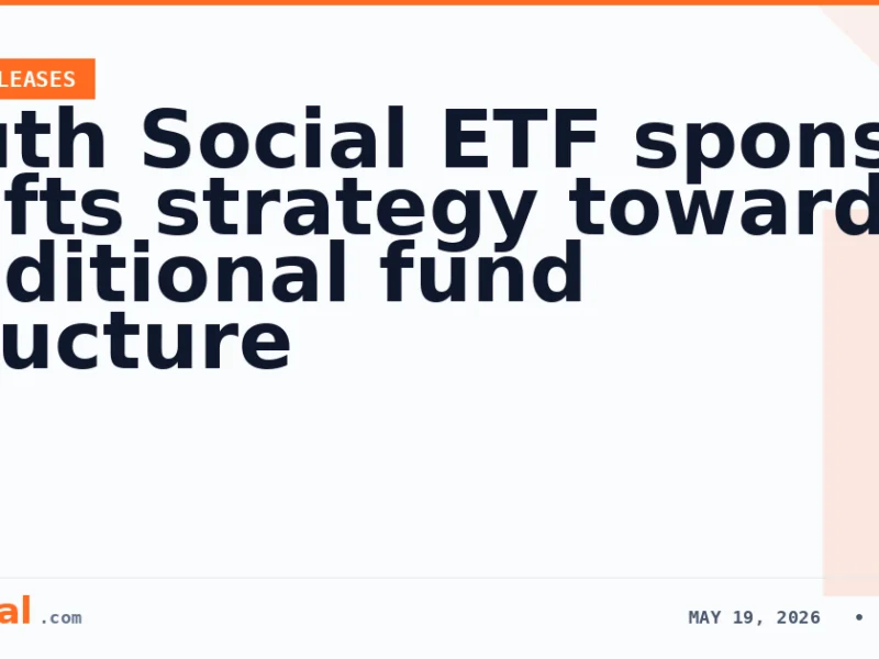 Truth Social ETF sponsor shifts strategy toward traditional fund structure